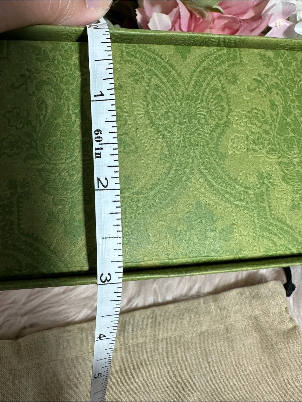 Gucci Green Signature Packaging Box with dustbag